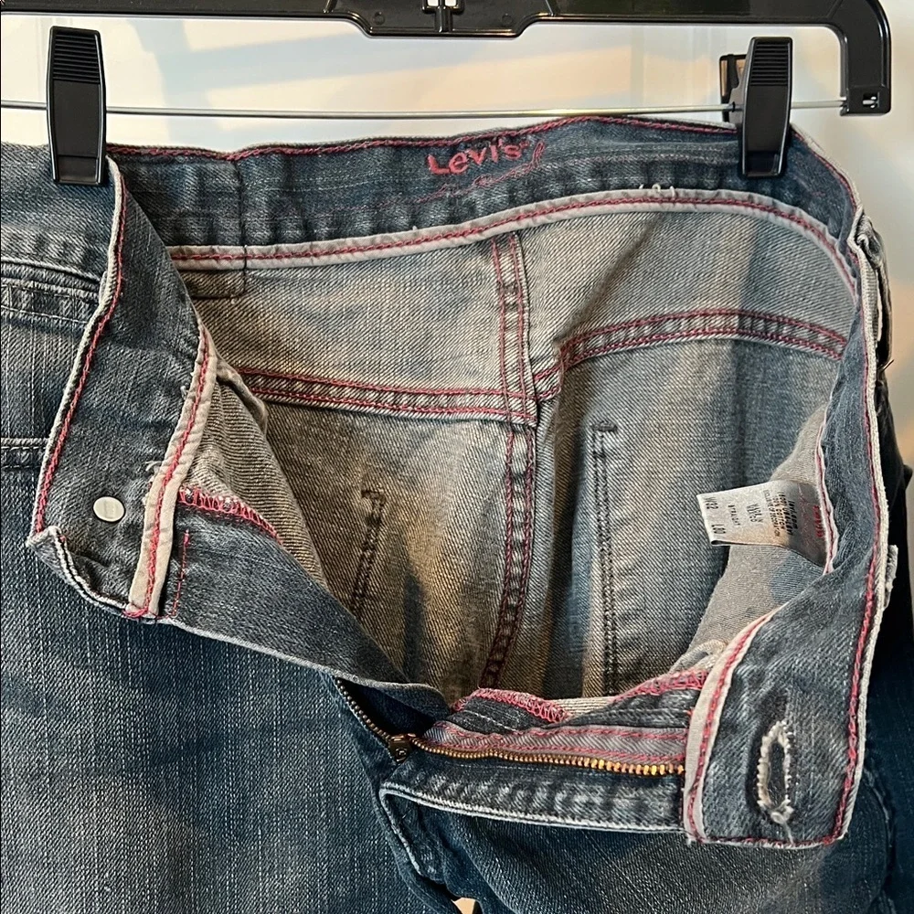 Levi's red Charcoal Denim Pants